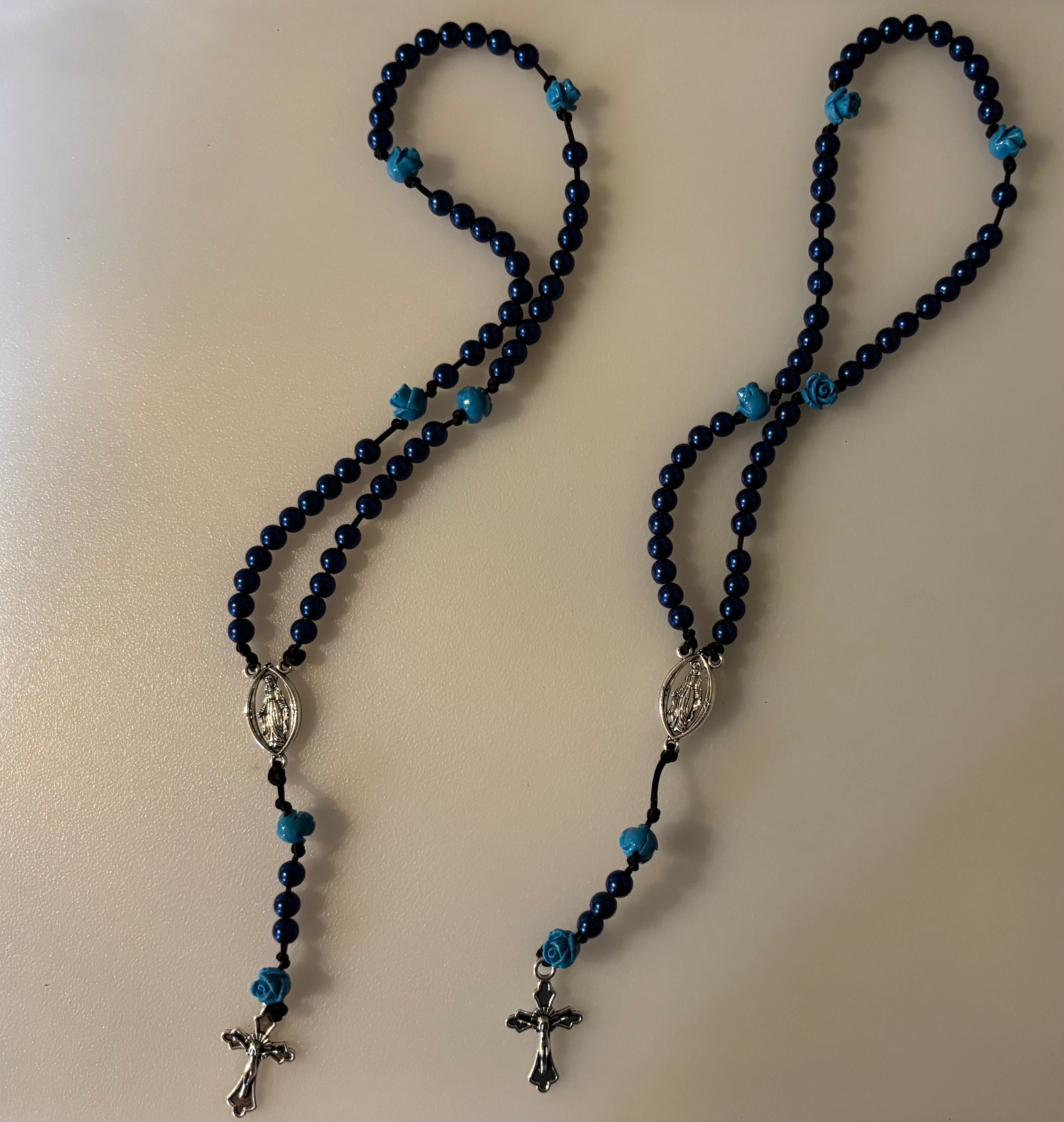 Rosary Car Charm