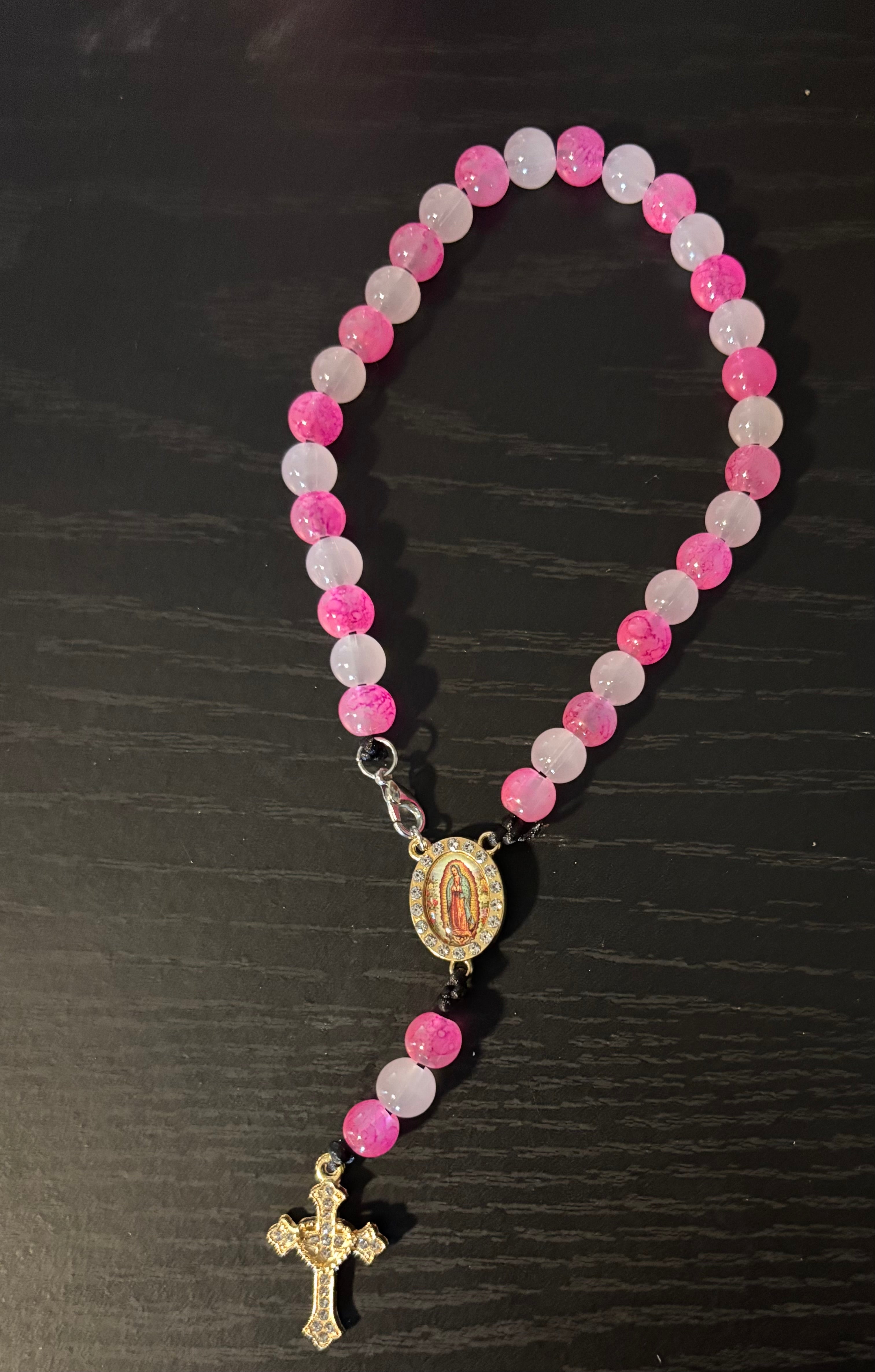Rosary Car Charm