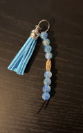 Key Chains - Blue Virgen de Guadalupe